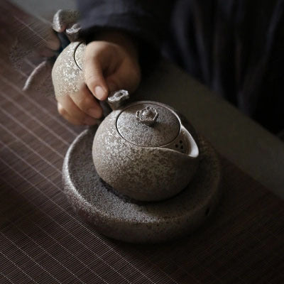 Handcrafted Iron-Glaze Teapot
