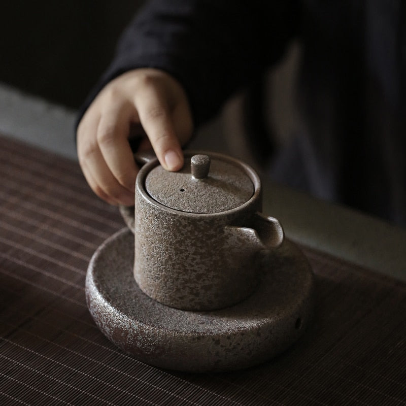 Handcrafted Iron-Glaze Teapot
