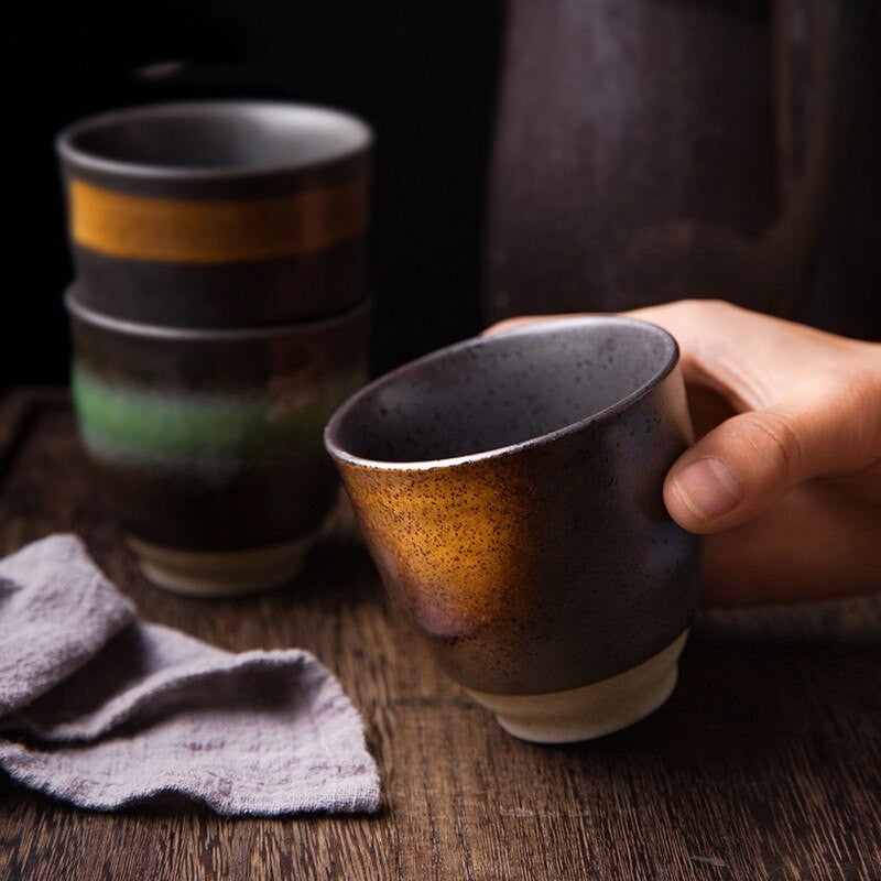 Hand-Painted Porcelain Tea Cup