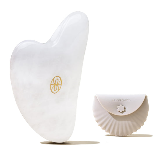 White Jade Gua Sha Facial Sculpting Tool