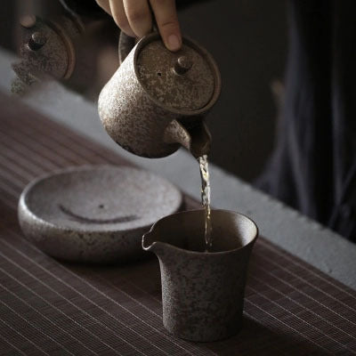 Handcrafted Iron-Glaze Teapot