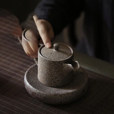 Handcrafted Iron-Glaze Teapot