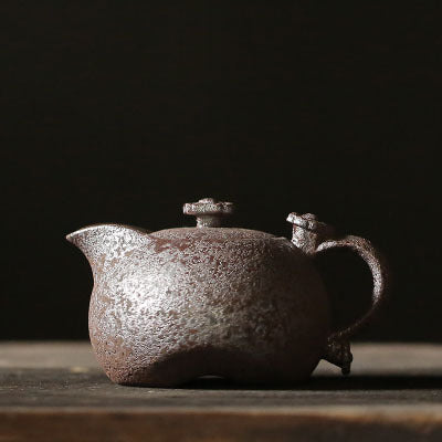 Handcrafted Iron-Glaze Teapot